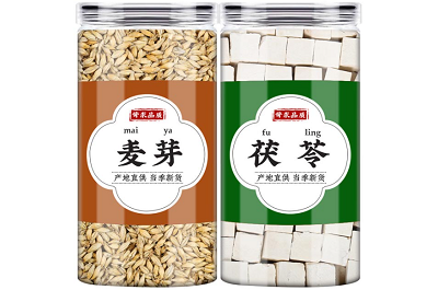 茯苓和炒麦芽